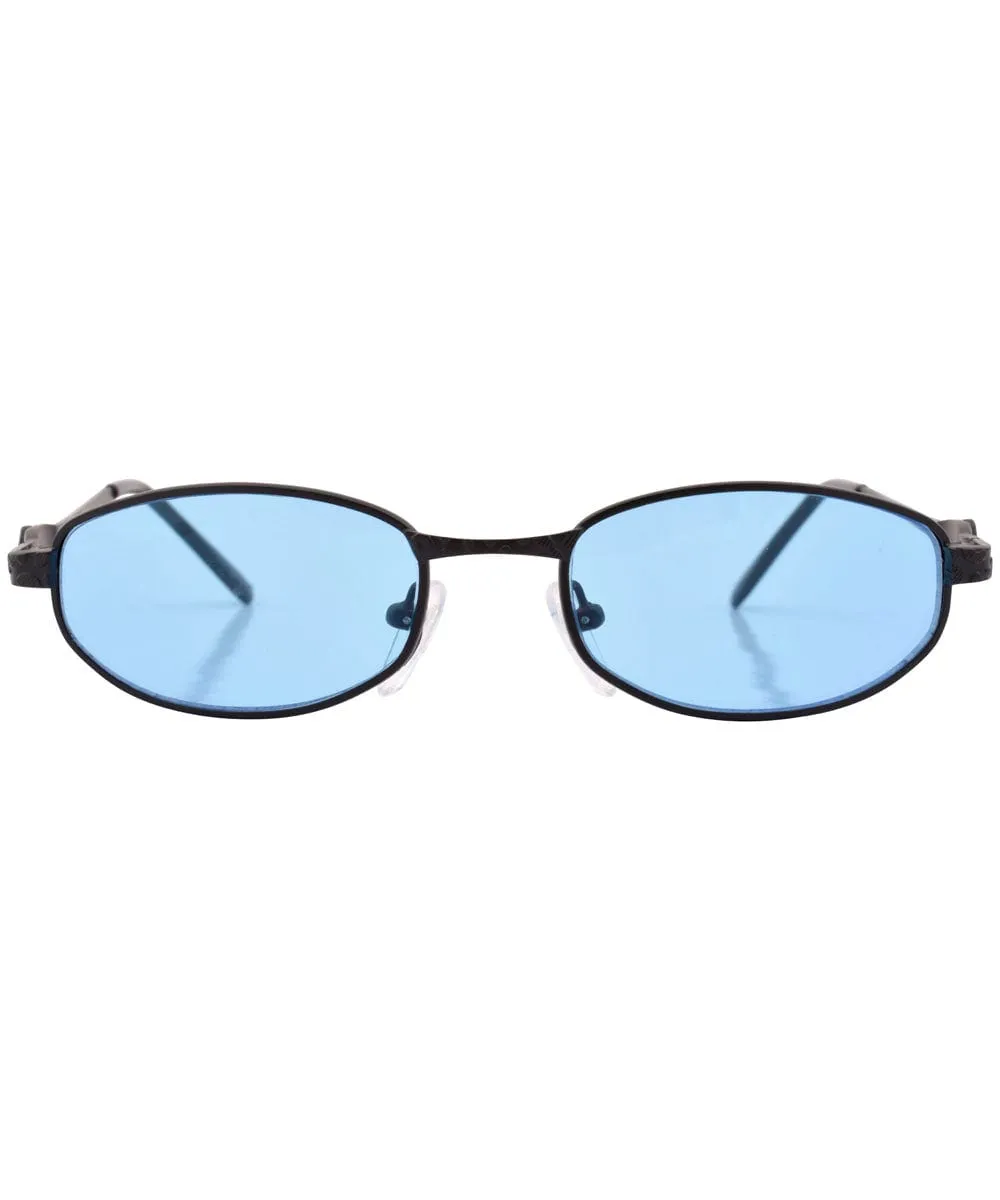 CHIHUAHUA Blue/Black Square Sunglasses sold by Giant Vintage product image thumbnail 3