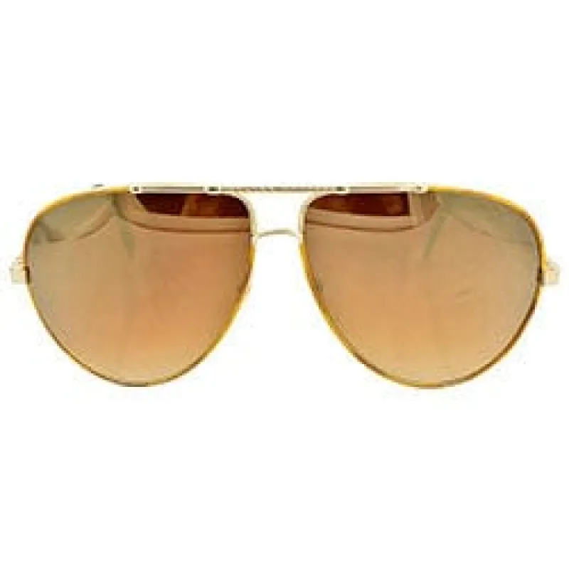 BENTLEY Demi/Brown Aviator Sunglasses sold by Giant Vintage