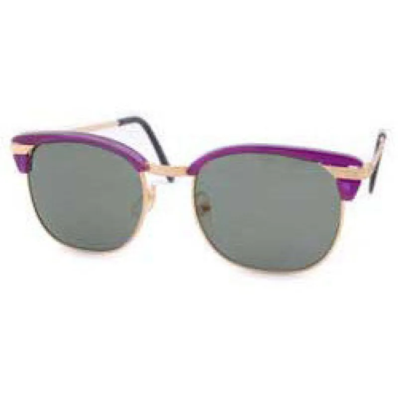 LOUIS Purple Browline Sunglasses sold by Giant Vintage