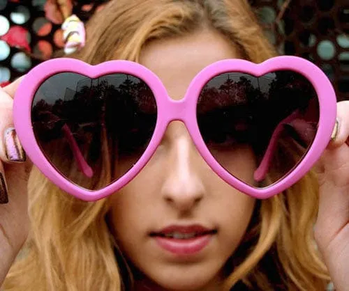 LOVERS Pink Womens Sunglasses sold by Giant Vintage product image thumbnail 3