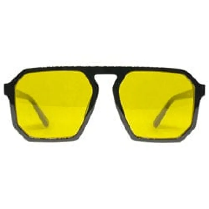 STAWPIT Yellow 70s Sunglasses sold by Giant Vintage