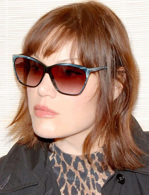 DORIS Black/Gray Cat-Eye Sunglasses sold by Giant Vintage product image thumbnail 3