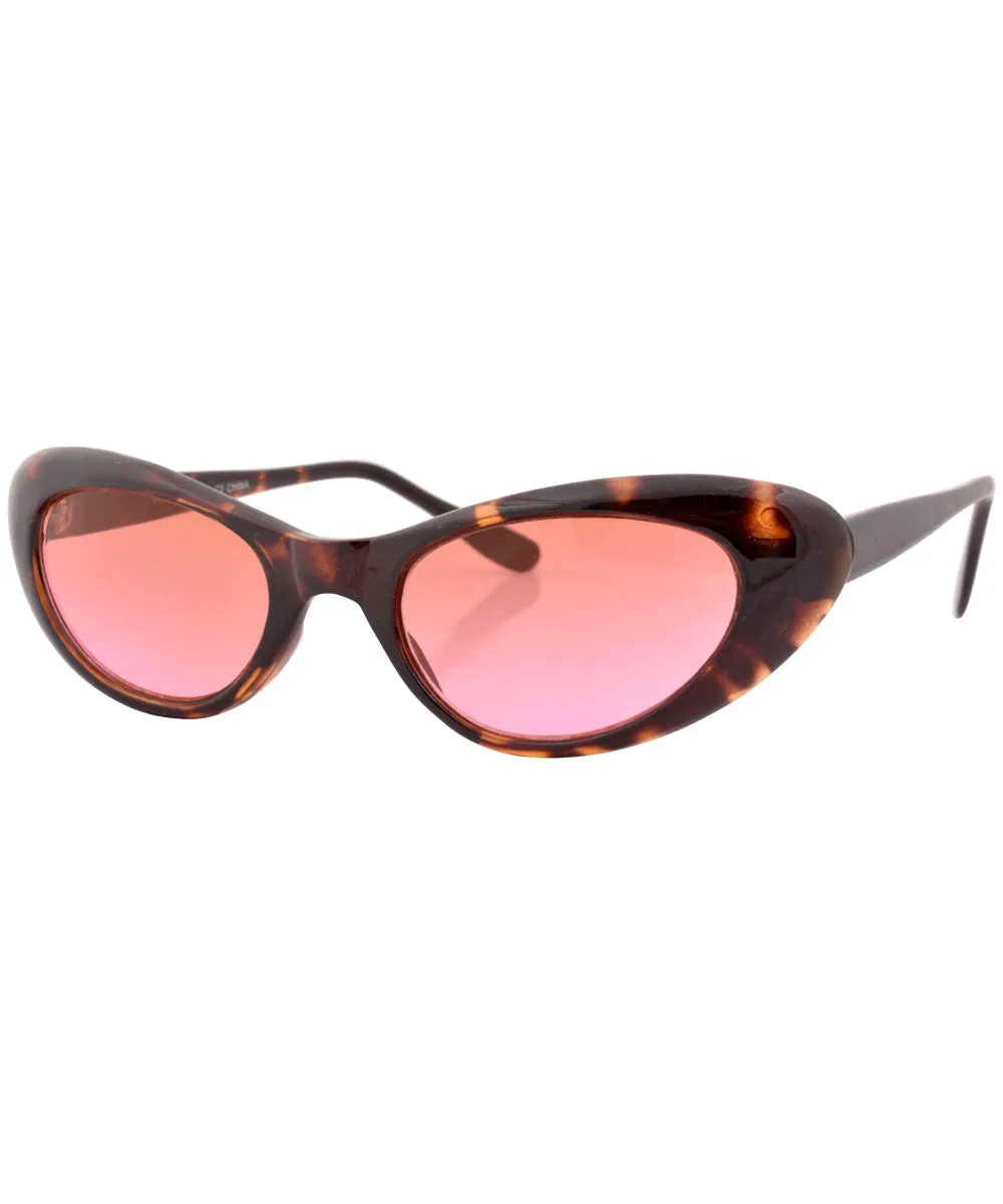 EMKAY Tortoise/Melon Cat-Eye Sunglasses sold by Giant Vintage product image thumbnail 2
