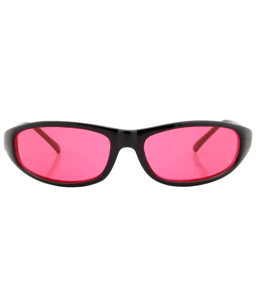 KEYTAR Pink Sports Sunglasses sold by Giant Vintage product image thumbnail 3