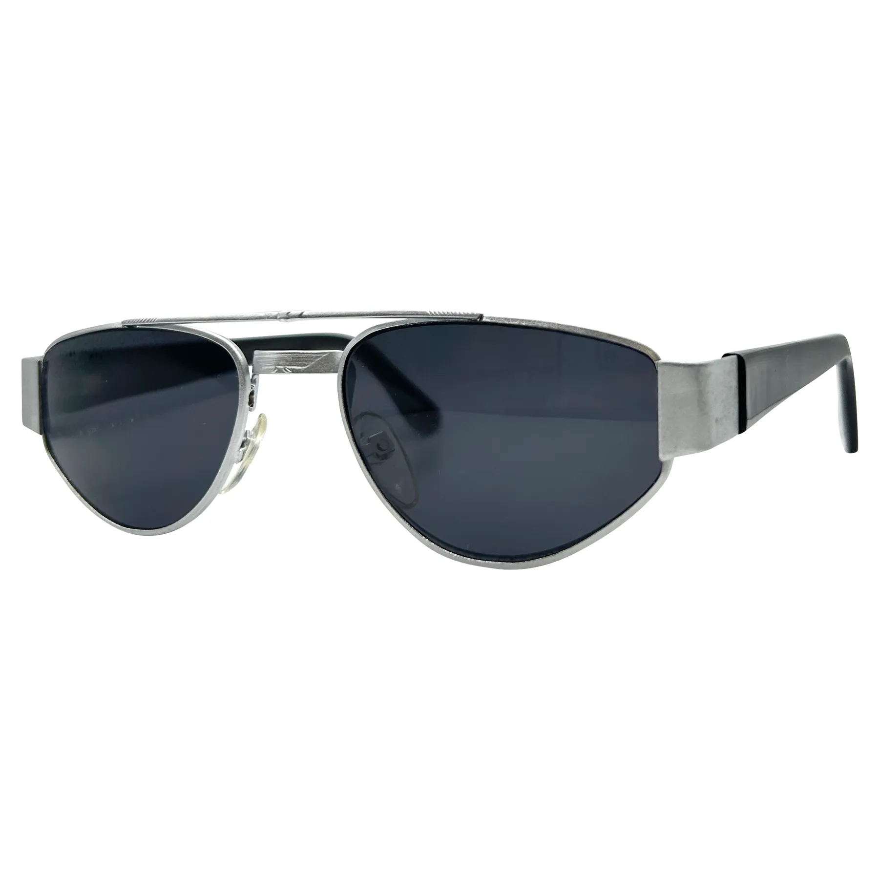 ZZYZX Black Silver/Super Dark Sports Sunglasses sold by Giant Vintage product image thumbnail 2