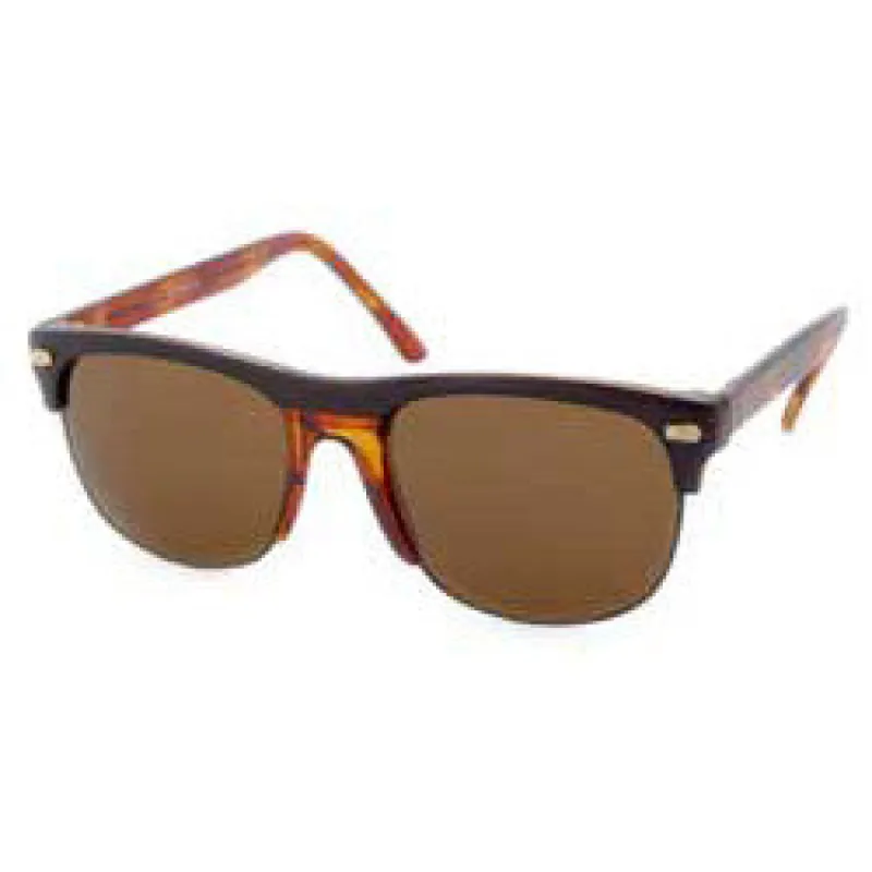 PICTURE Tortoise Browline Sunglasses sold by Giant Vintage