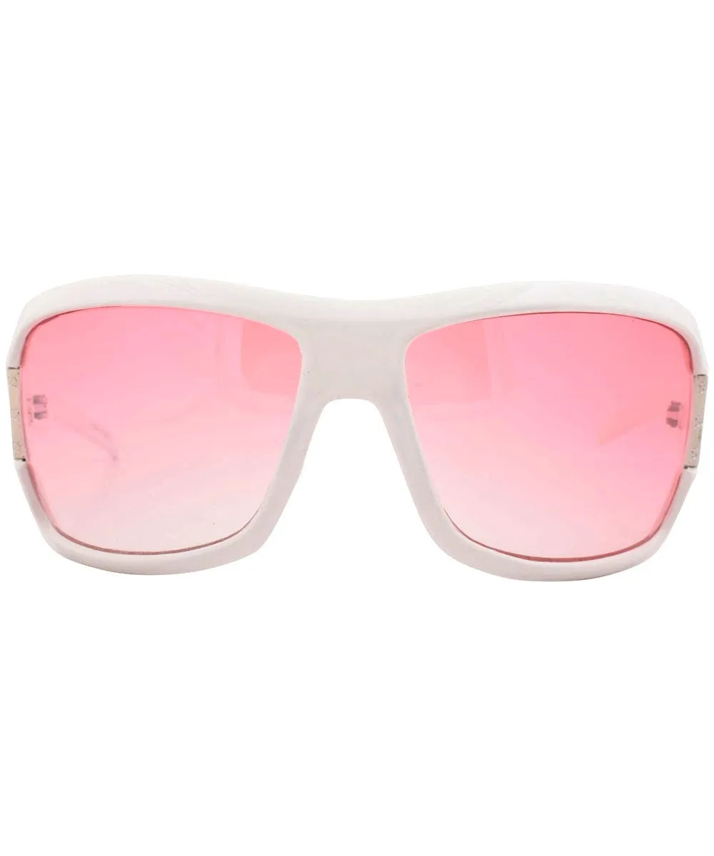 CASSYETTE White Shield Sunglasses sold by Giant Vintage product image thumbnail 3