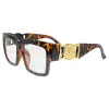 MS.FRIZZLE Clear Chunky Square Glasses sold by Giant Vintage