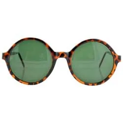 STORIES Ocelot Round Sunglasses sold by Giant Vintage