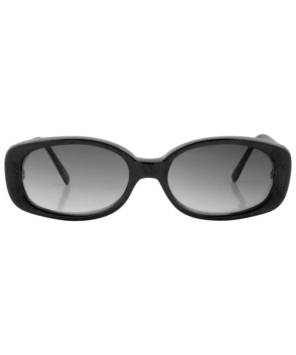 VISTA Black Square Sunglasses sold by Giant Vintage product image thumbnail 3