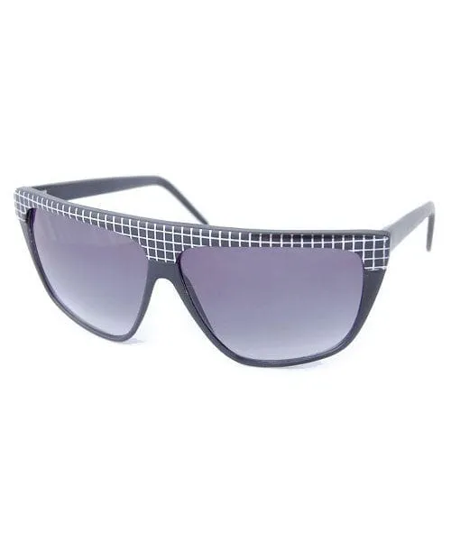 BERLIN Black/Silver 80s Sunglasses sold by Giant Vintage product image thumbnail 2