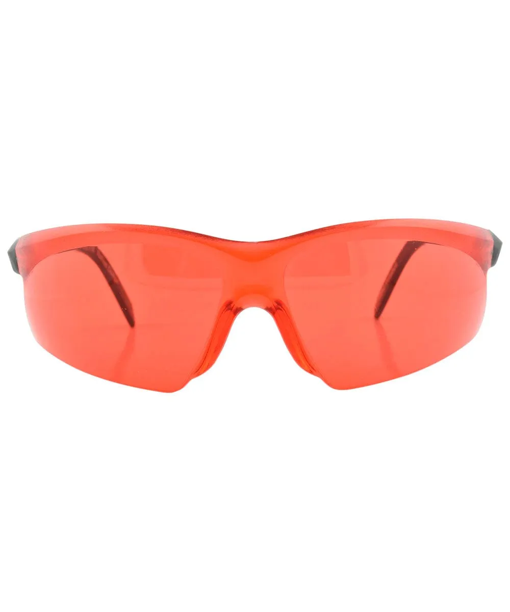 SNATCHED Red Shield Sunglasses sold by Giant Vintage product image thumbnail 3