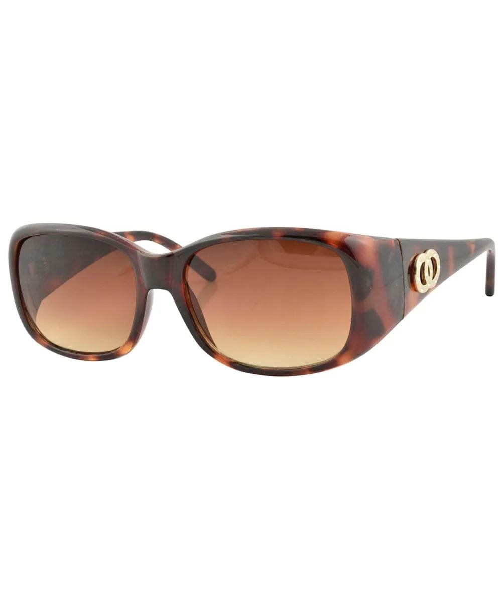 DRESS UP Tortoise Square Sunglasses sold by Giant Vintage product image thumbnail 2