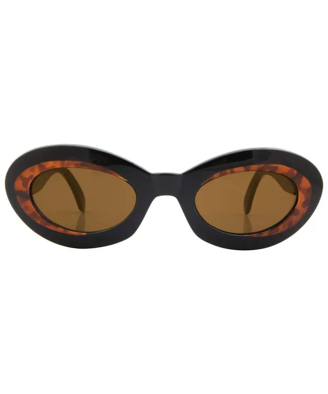 ZEUS Copper/Brown Cat-Eye Sunglasses sold by Giant Vintage