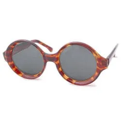 MAC Tortoise Round Sunglasses sold by Giant Vintage
