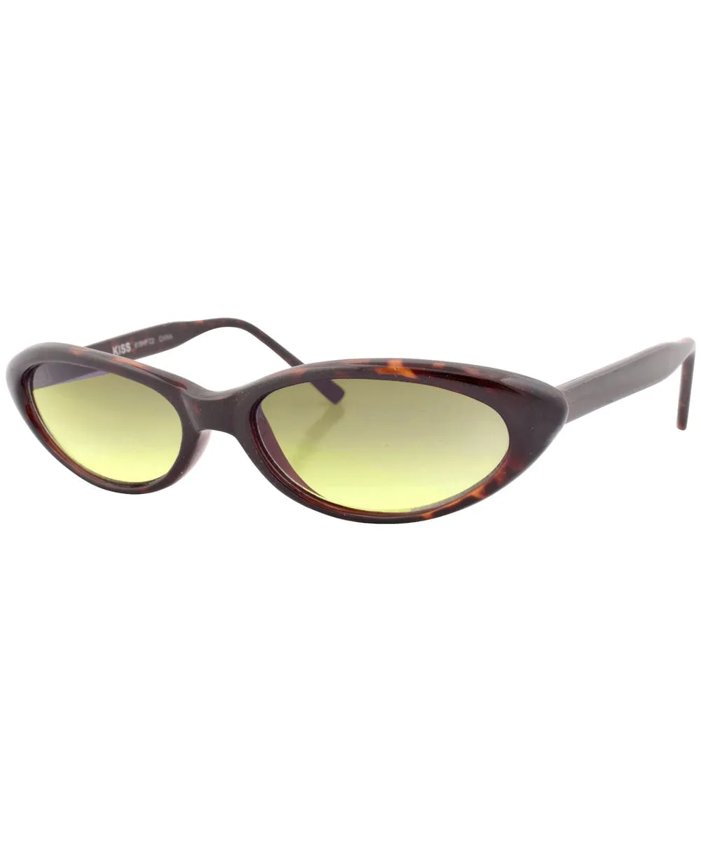 SPRITE Tort/Swamp Cat-Eye Sunglasses sold by Giant Vintage