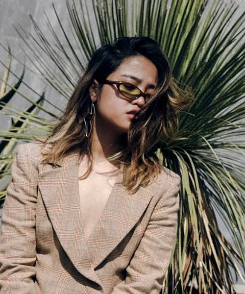 SPRITE Tort/Swamp Cat-Eye Sunglasses sold by Giant Vintage product image thumbnail 4