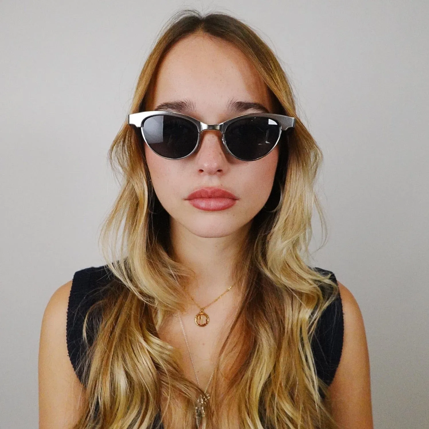 TINSEL Micro Cat-Eye Sunglasses sold by Giant Vintage product image thumbnail 2