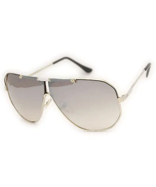 REX Gray/White Aviator Sunglasses sold by Giant Vintage product image thumbnail 2