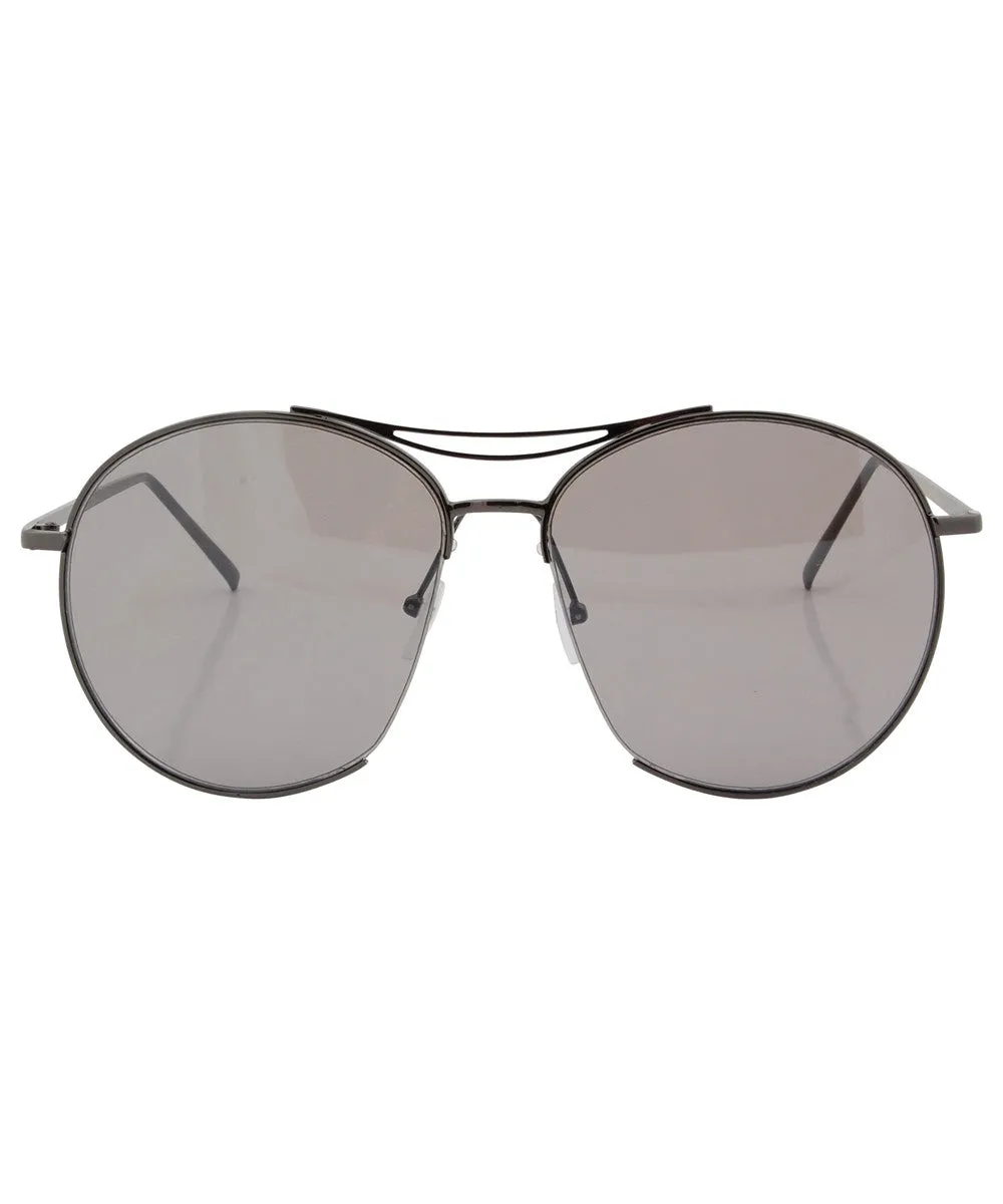 TELEGRAPH Smoke Aviator Sunglasses sold by Giant Vintage product image thumbnail 3