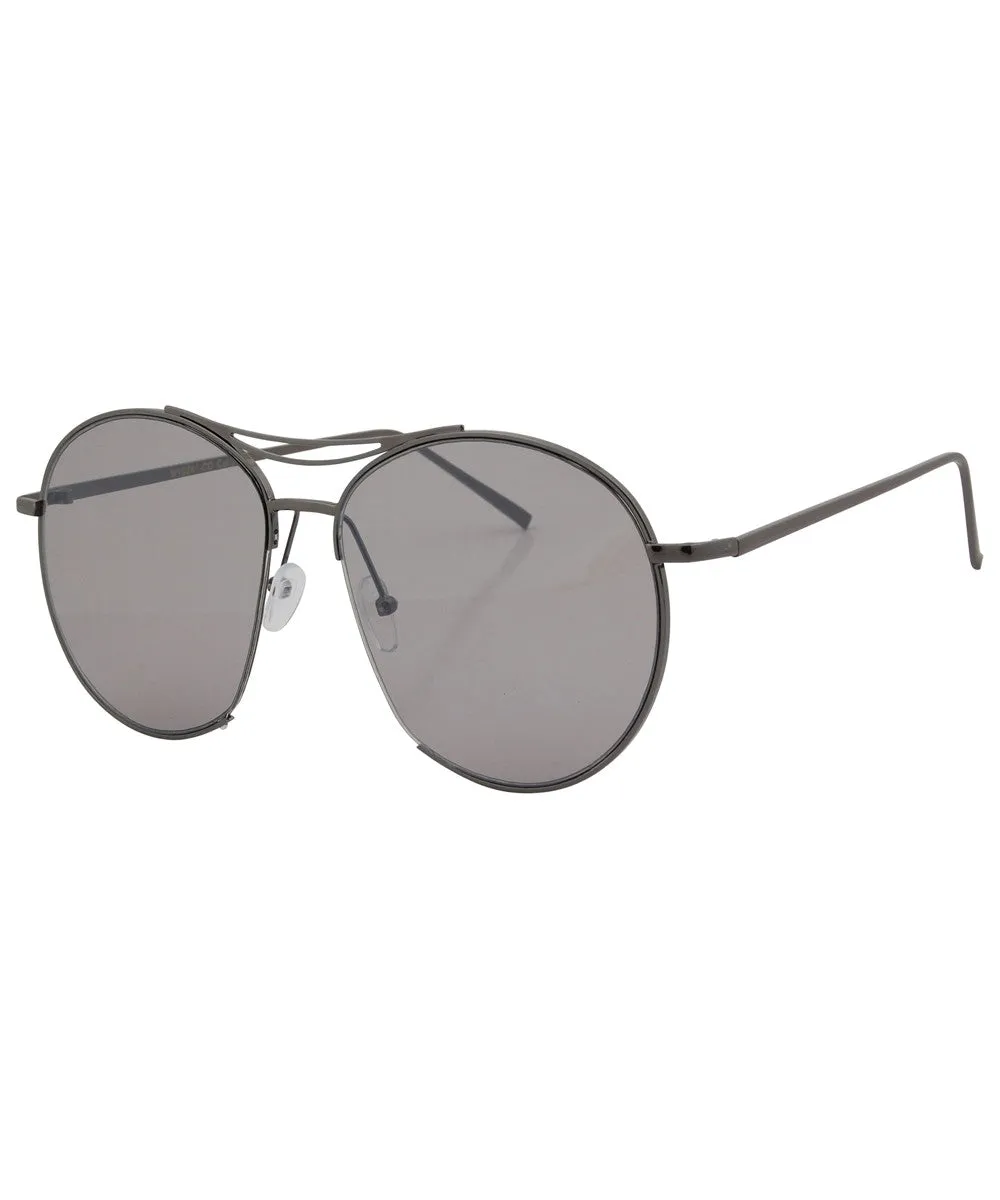 TELEGRAPH Smoke Aviator Sunglasses sold by Giant Vintage product image thumbnail 2