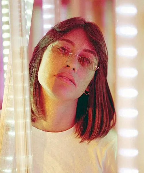 MONSTER Orange Micro Rimless Sunglasses sold by Giant Vintage product image thumbnail 4