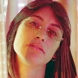 MONSTER Orange Micro Rimless Sunglasses sold by Giant Vintage product image thumbnail 2