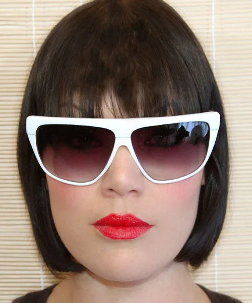 NAGEL White 80s Sunglasses sold by Giant Vintage product image thumbnail 4