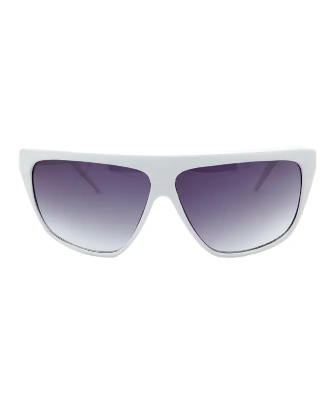 NAGEL White 80s Sunglasses sold by Giant Vintage