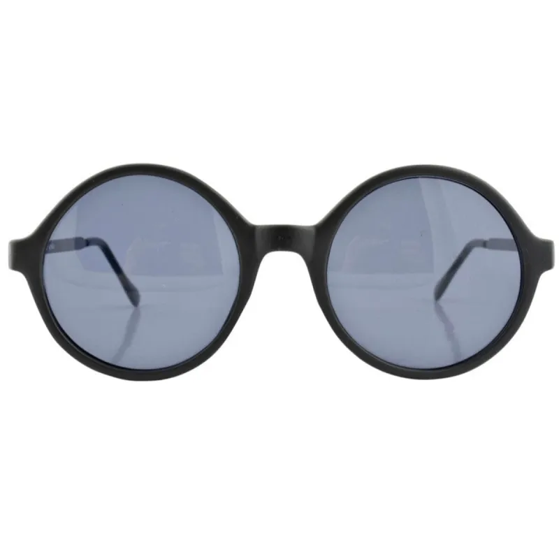STORIES Black Round Sunglasses sold by Giant Vintage