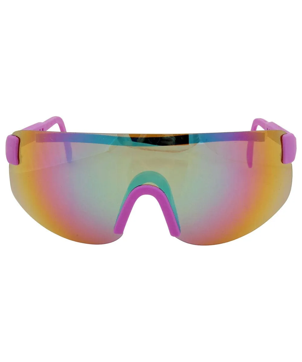 FRESH Purple Shield Sunglasses sold by Giant Vintage product image thumbnail 3