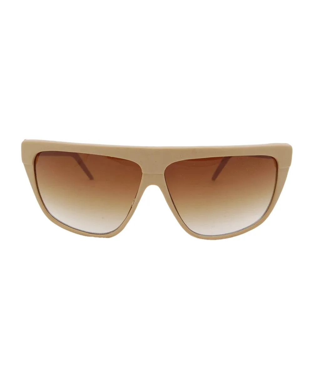 NAGEL Tan 80s Sunglasses sold by Giant Vintage product image thumbnail 3