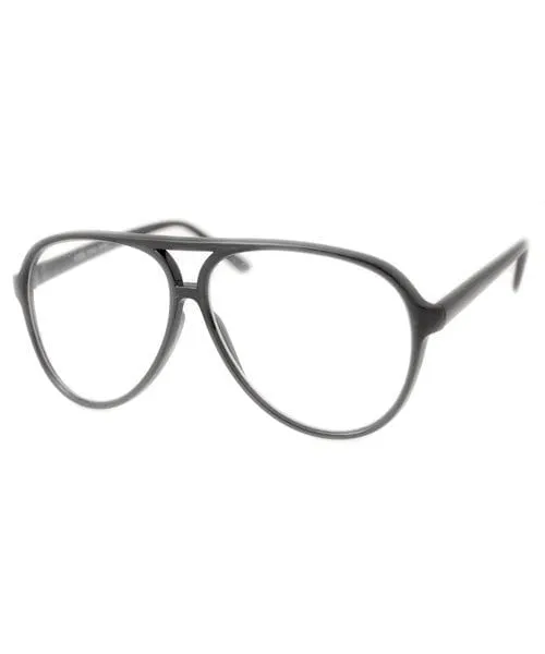 PROTRACTOR Black Clear Aviator Glassses sold by Giant Vintage product image thumbnail 2