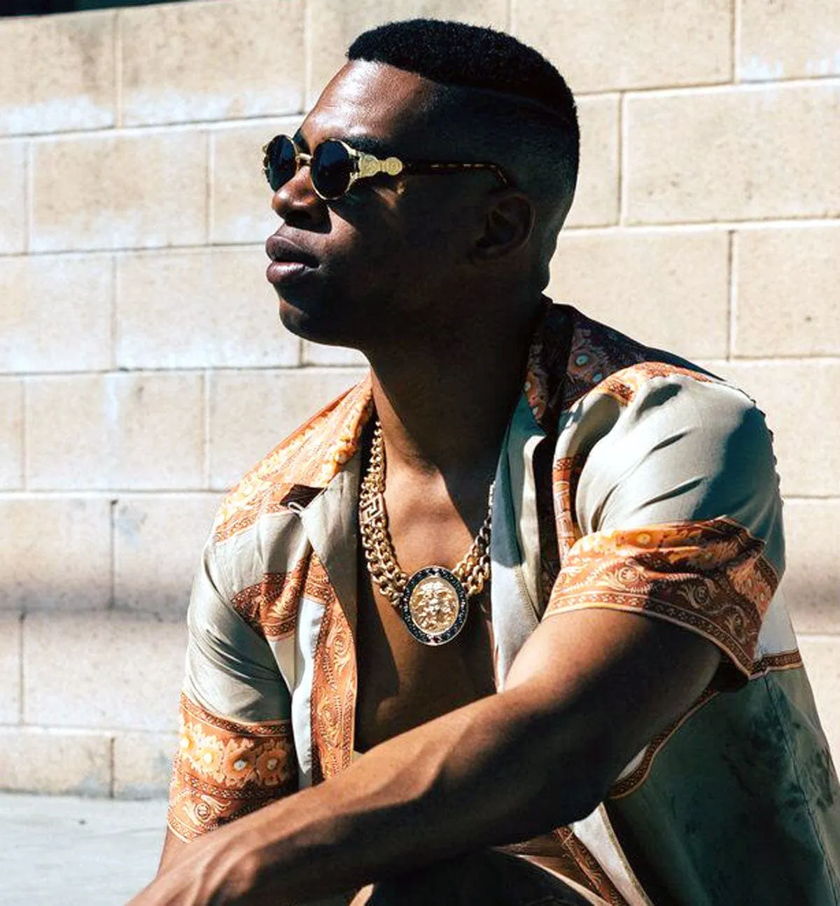 WICKLOW Demi/SD Oval Sunglasses sold by Giant Vintage product image thumbnail 4