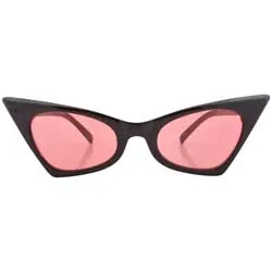 KADILLAC Black/Red Cat-Eye Sunglasses sold by Giant Vintage
