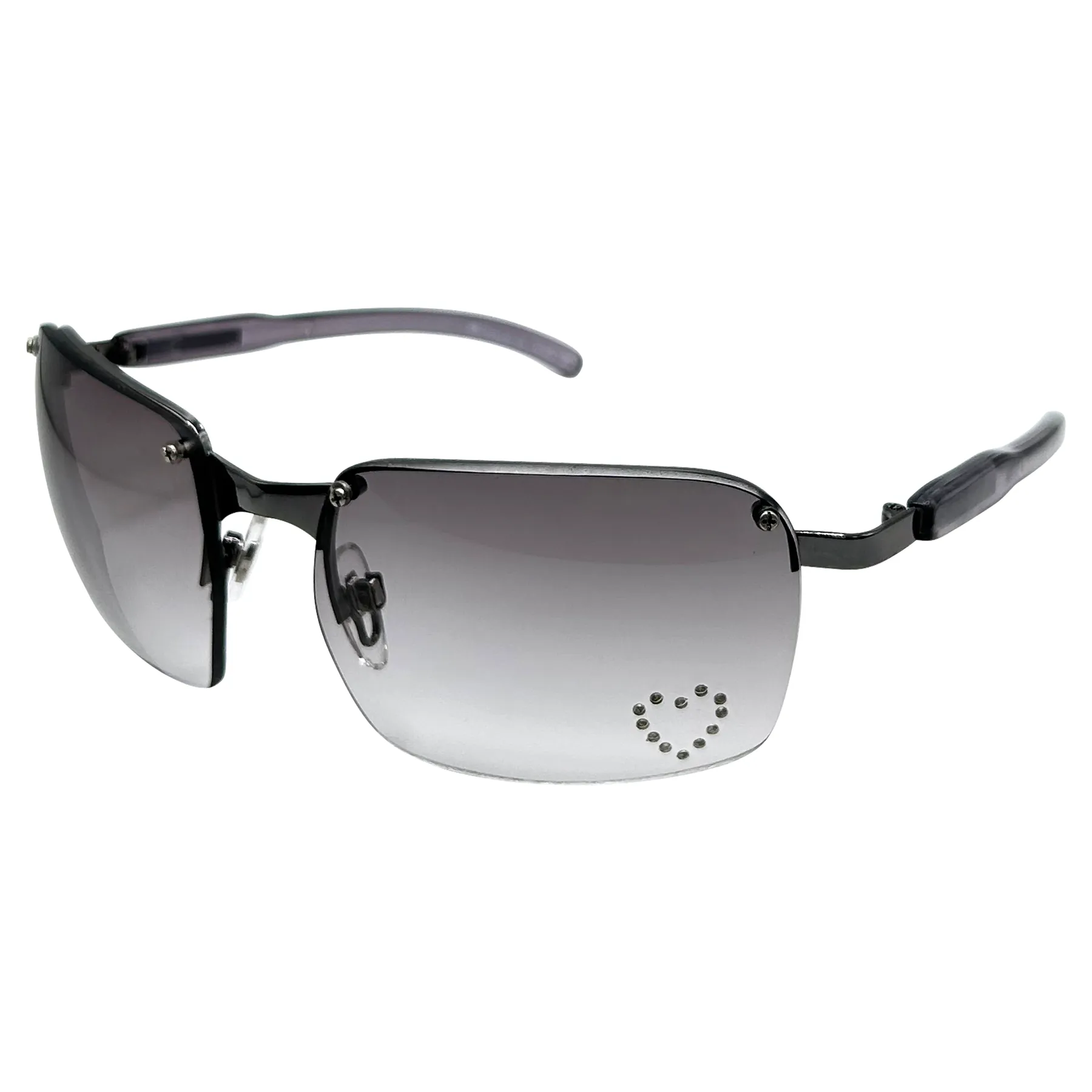 HEAT Rimless Y2K Sunglasses sold by Giant Vintage product image thumbnail 3