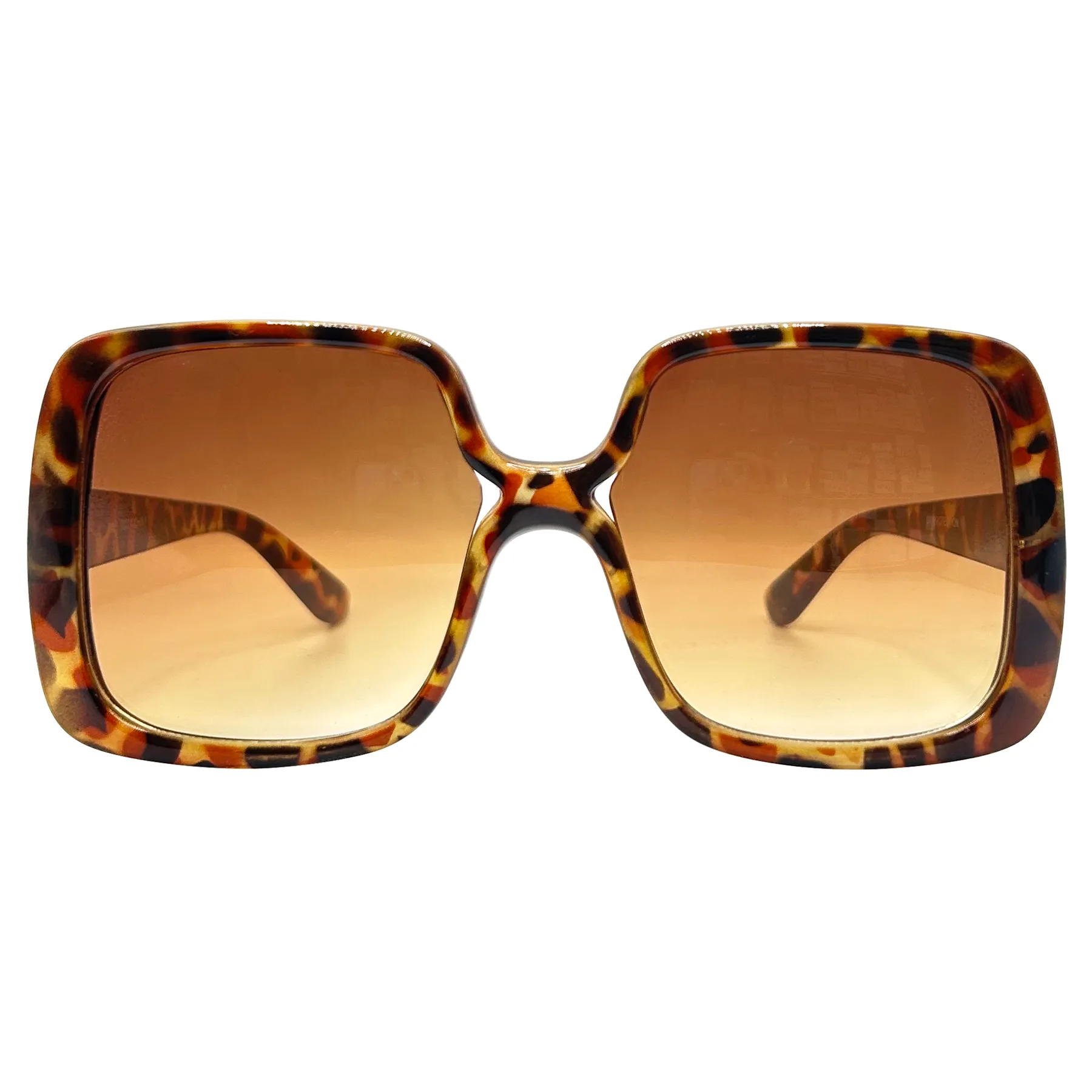 JOJO Tortoise/Amber Oversized Sunglasses sold by Giant Vintage