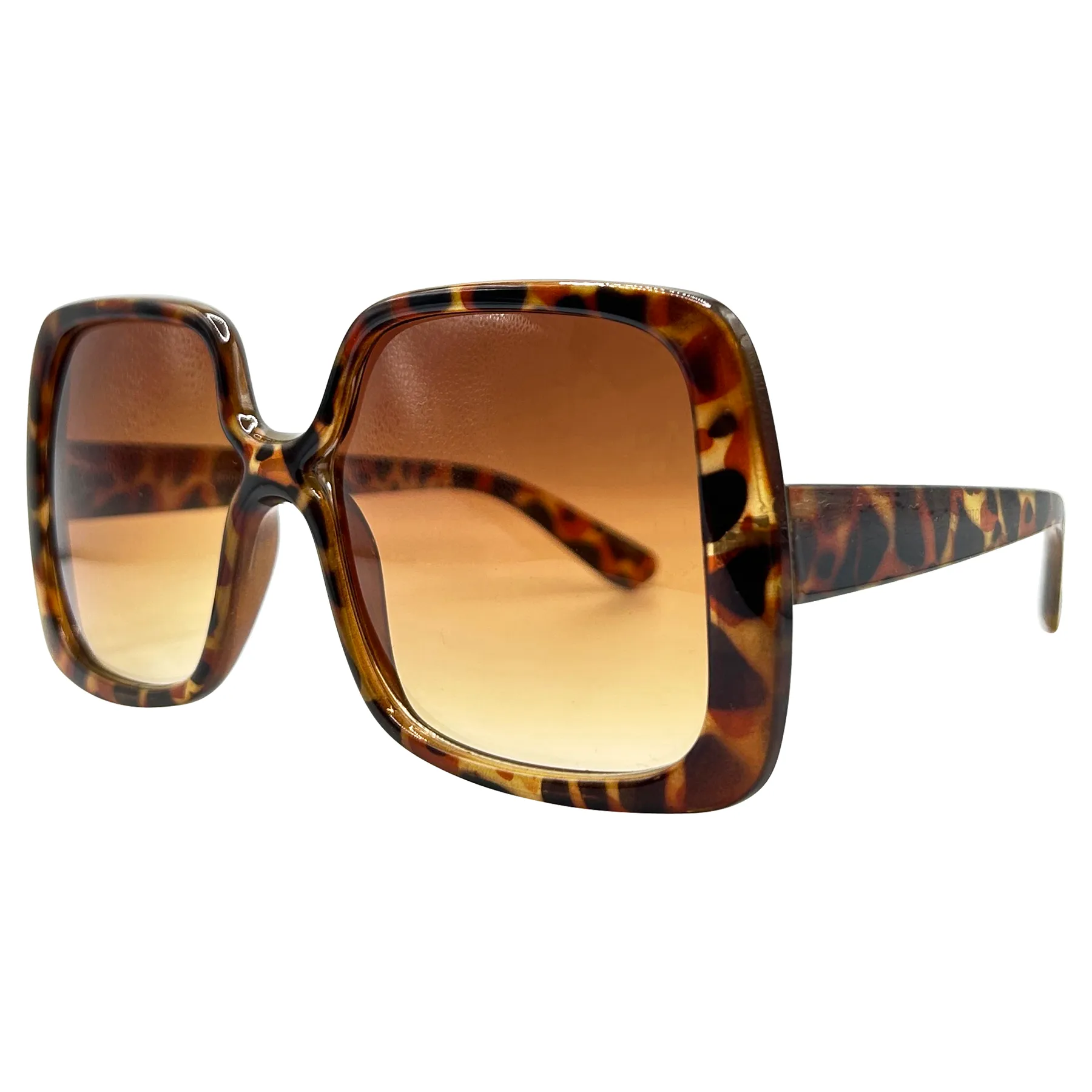 JOJO Tortoise/Amber Oversized Sunglasses sold by Giant Vintage product image thumbnail 2
