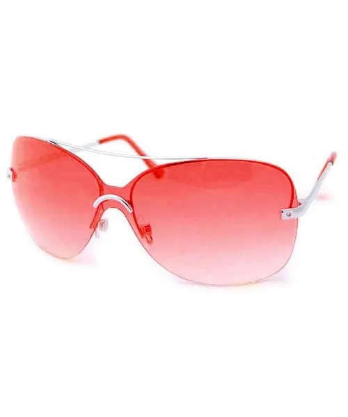 ARCO IRIS Red Rimless Sunglasses sold by Giant Vintage product image thumbnail 2
