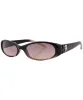 PURR Brown Oval Sunglasses sold by Giant Vintage