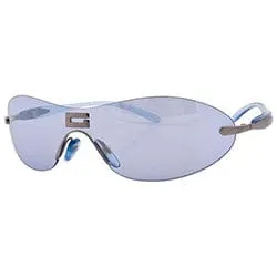 GLAMP Blue Rimless Sunglasses sold by Giant Vintage