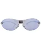 GLAMP Blue Rimless Sunglasses sold by Giant Vintage