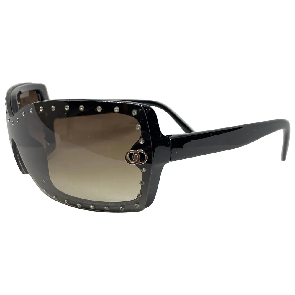 ANGELES Dusk Y2K Square Sunglasses sold by Giant Vintage product image thumbnail 2