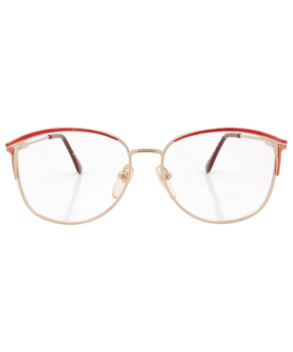 BEES Gold Clear Glasses sold by Giant Vintage product image thumbnail 3