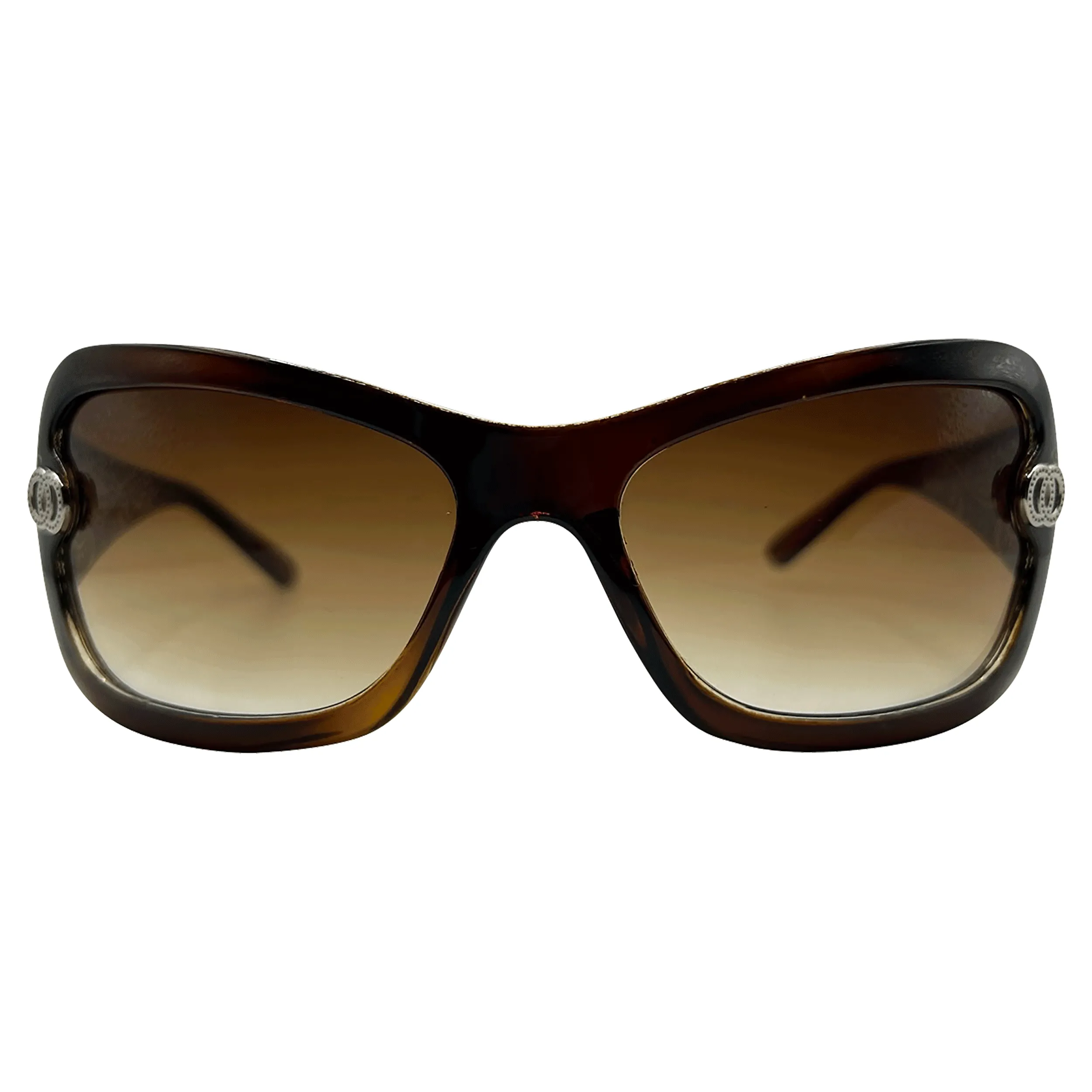 DROP TOP Y2K Round Sunglasses sold by Giant Vintage product image thumbnail 2