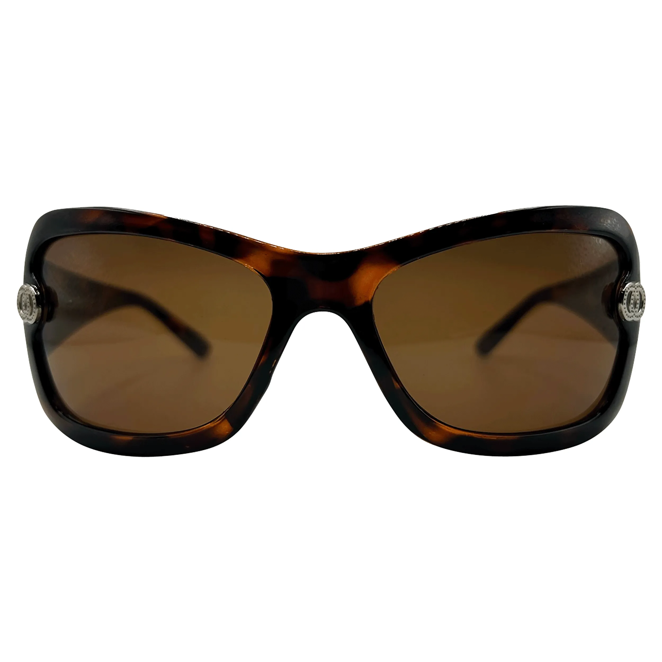 DROP TOP Y2K Round Sunglasses sold by Giant Vintage product image thumbnail 4