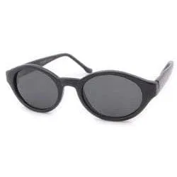 TELL Black 60s Mod Cat-Eye Sunglasses sold by Giant Vintage