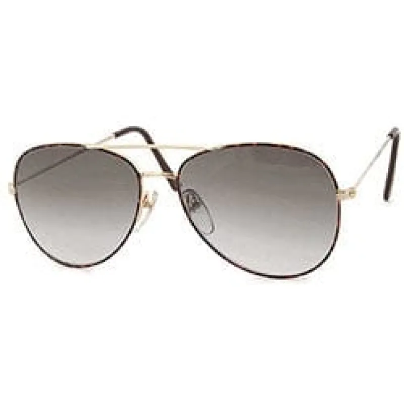 SHALLOT Gold Aviator Sunglasses sold by Giant Vintage
