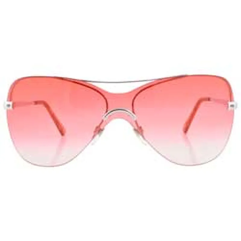 RAINBOW Red Rimless Sunglasses sold by Giant Vintage