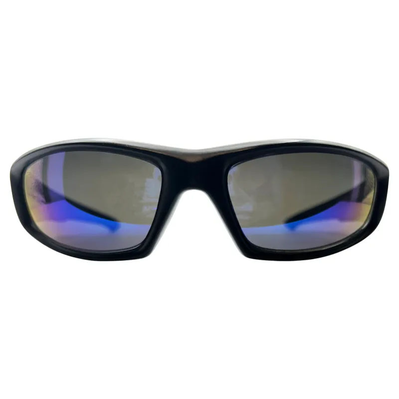HELI Black/Blue RV Sports Sunglasses sold by Giant Vintage